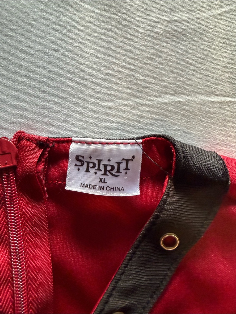 Spirit Red and Black Punk Skull Dress - Picture 4 of 6